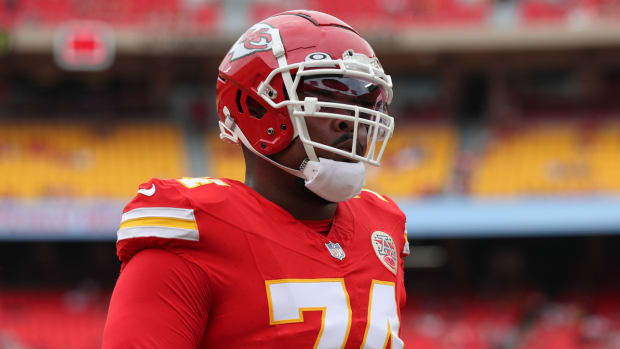 Chiefs offensive tackle Jawaan Taylor’s alignment in last Thursday’s season opener came into focus during the team’s loss to the Lions.